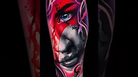 Stunning Tattoo by Rich Harris #shorts #tattoos #inked #youtubeshorts