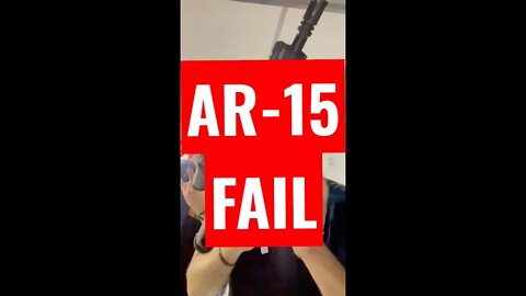 AR-15 FAIL! Don't do this! AR15 vs iPhone #short