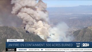 Firefighters battle blaze in Cleveland National Forest near Orange County