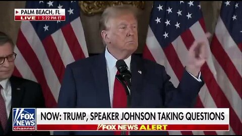 Donald Trump Defends Speaker Mike Johnson for Pushing Bill to Spy on Americans Without a Warrant