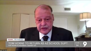 Tom Horne returns as AZ School Superintendent