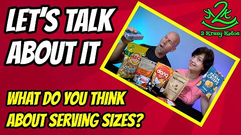Serving sizes are dumb! | Let's talk about it