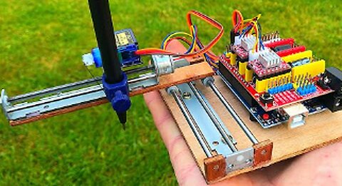 Instructions to make Smaller than expected CNC Drawing Machine _ Arduino Task