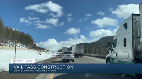Vail Pass construction project restarting for summer 2022