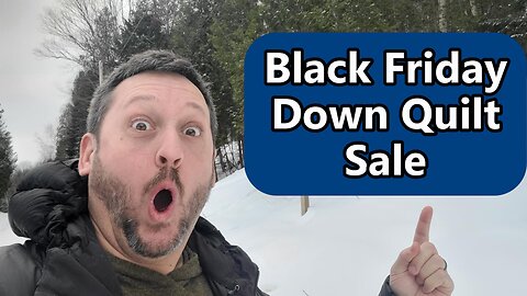 🚨Black Friday Camping Down Quilt - Big Sale Alert