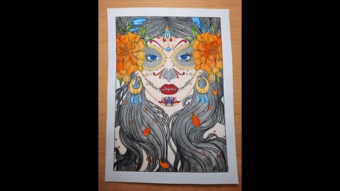 Color with me : Day of the Dead