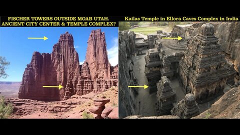 Entire Ancient Civilization & City Complex Turned to Stone, Fischer Towers