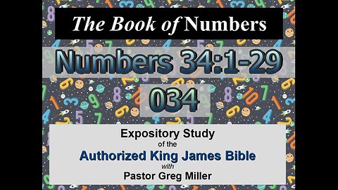 034 Numbers 34:1-29 (Numbers Studies)
