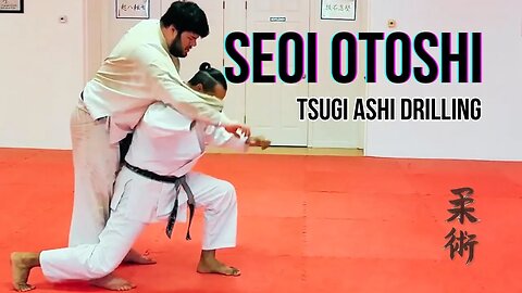 Seoi Otoshi • Tsugi Ashi Drilling (Cross Grip) || JUKIDO JUJITSU || NAGE-WAZA