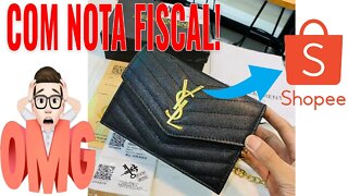 Bolsa Yves SAINT LAURENT da SHOPEE SURPREENDEU!