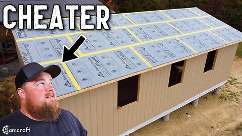 When to PAY SOMEONE ELSE... Roof Sheathing my DIY Workshop Build