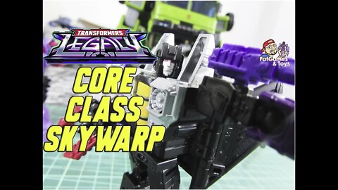 ⚠️✈️[NOVIDADE!] Transformers Legacy Core Class Skywarp Review