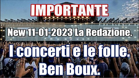 Ben Boux.I concerti e le folle.