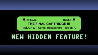 New HIDDEN FEATURE in The Final Cartridge III | Commodore 64