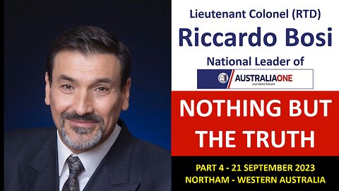 Riccardo Bosi - Nothing But the Truth Tour - Part 4 - Day 1 - WA, Northam 21/09/2023 - AustraliaONE