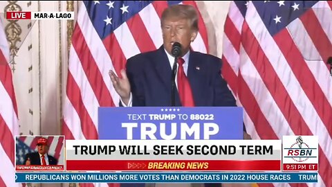 BREAKING: Donald Trump making "major announcement" at Mar-a-Lago...