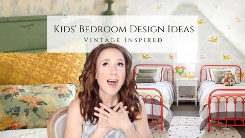 Vintage Inspired Kids Rooms Decorating Ideas