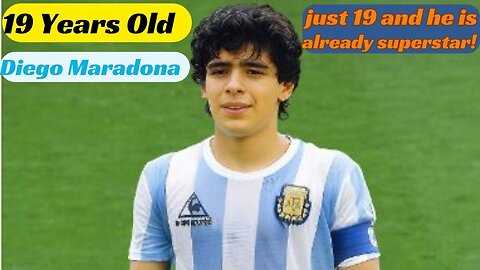 19 Years Old Diego Maradona Was superstar || Football Cricket Highlights