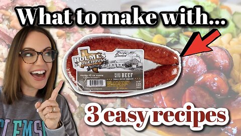 *NEW* What to make with KIELBASA! 3 MORE recipes!