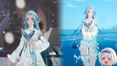 NanYin Gachapon skin preview Dress melt in water 😳 Tower of Fantasy CN 3.4
