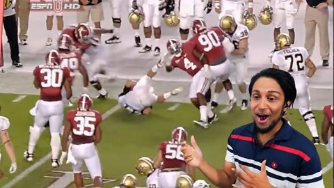INDIAN REACTING TO Biggest American football Hits Ever