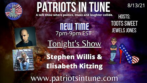 MY ECLECTIC SELF ~&~ ELISABETH KITZING - Patriots In Tune Show - Ep. #430 - 8/13/2021