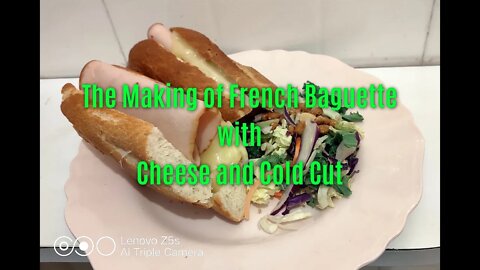 2K FHD The Making of French Baguette with Cheese & Cold Cut (#sns2K, #snsFHD, #snsrecipes)
