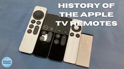 History of the Apple TV Remotes