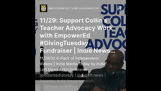 11/29: Support Collin’s Teacher Advocacy Work with EmpowerEd #GivingTuesday Fundraiser