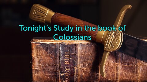 TNBS Colossians 2:1-23 01/17/2023