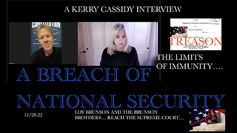 A BREACH OF NATIONAL SECURITY. LOY BRUNSON SUPREME COURT CASE