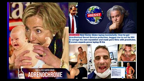 Hunter Biden Laptop Anthony Weiner Laptop Baby Soup Cannibalism Adrenochrome Jim Watkins Victor Hugo