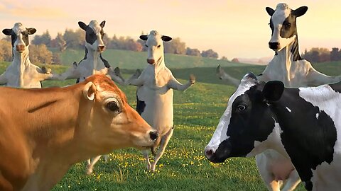 FUNNY COW DANCE 4 │ Cow Dance Song & Cow Videos 2024