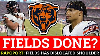 Chicago Bears News: Justin Fields Has Dislocated Shoulder