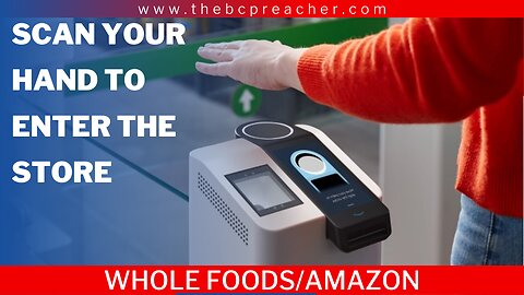 Scan Your Hand To Enter The Store #shopping #amazon #food #video