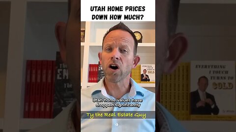 Utah home prices down how much? #utahhousingmarket