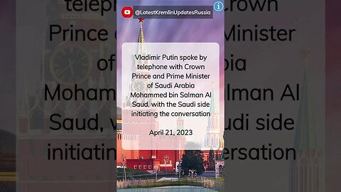Trailer: Telephone conversation with Crown Prince of Saudi Arabia Mohammed bin Salman Al Saud