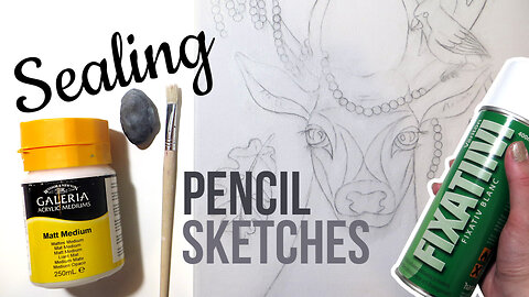 How to Prevent Sketches from Smudging Your Paints