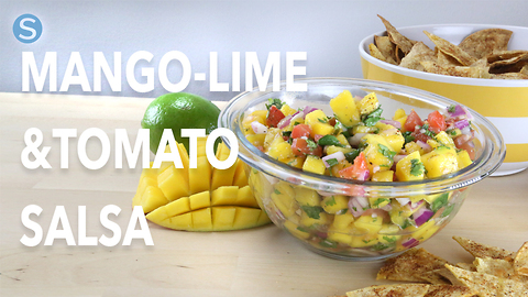 How to make healthy & easy mango lime salsa