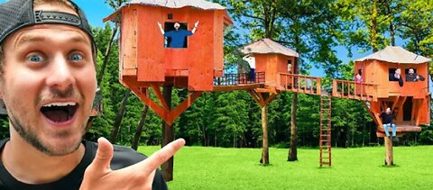 Overnight Challenge In 8 Micro Treehouses!