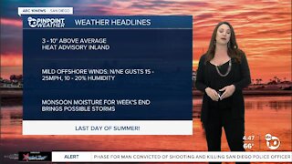 ABC 10News Pinpoint Weather with Meteorologist Megan Parry