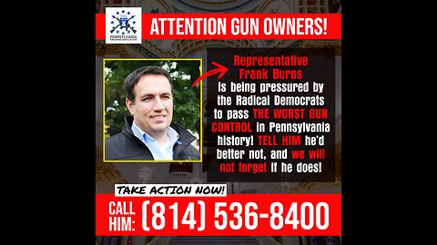 Frank Burns - The Deciding Vote on Gun Control in Pennsylvania?