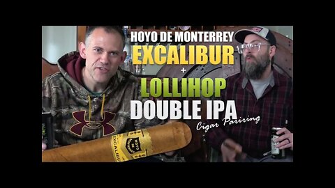 Hoyo de Monterrey Excalibur + Troegs LolliHop DIPA Pairing