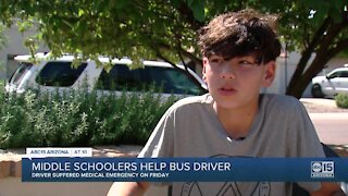 Scottsdale Unified students jump into action to help bus driver through medical emergency
