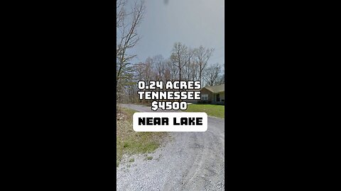 Vacant land in Tennessee Near Lake for $4,500