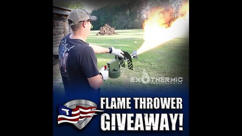 FLAMETHROWER GIVEAWAY!🔥 ENTER BELOW! #shorts