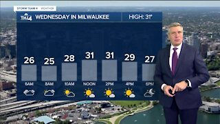 Wednesday morning flurries followed by sunshine