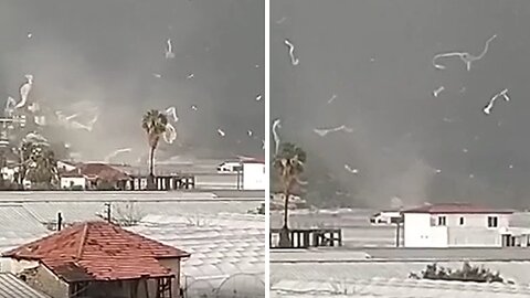 Extreme tornado broke out in Kumluca and Demre districts