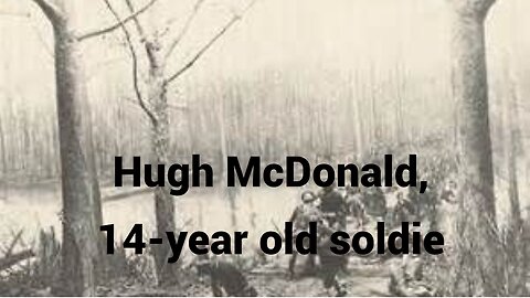 A British Soldier held a sword to the throat of Hugh McDonald