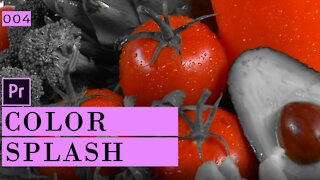 How to create a color splash (Sin City) video effect with Premiere Pro